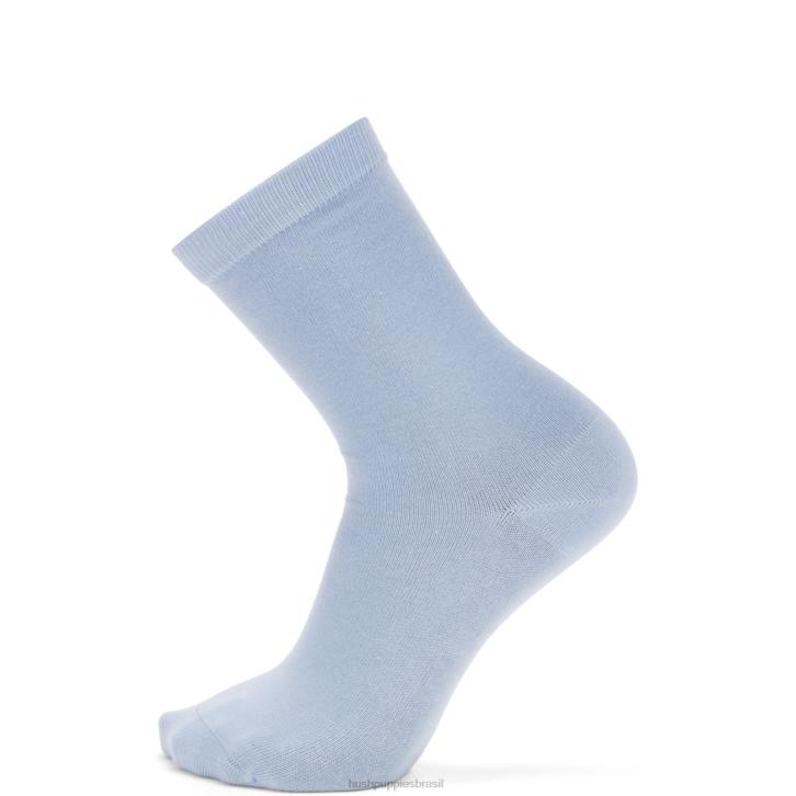aço azul meia core unissex mulheres Hush Puppies meias ZZ6R261 - Image 4
