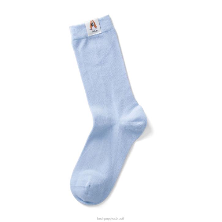 aço azul meia core unissex mulheres Hush Puppies meias ZZ6R261 - Image 5