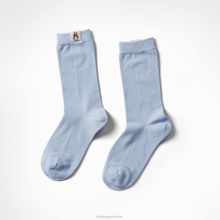 aço azul meia core unissex mulheres Hush Puppies meias ZZ6R261 - Image 6