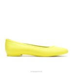 amarelo elétrico brite pops flat mulheres Hush Puppies sapatos rasos ZZ6R88