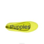 amarelo elétrico brite pops flat mulheres Hush Puppies sapatos rasos ZZ6R88 - Image 6