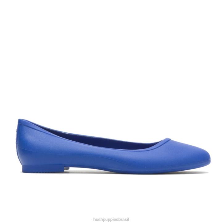 azul violeta brite pops flat mulheres Hush Puppies sapatos rasos ZZ6R89 - Image 1