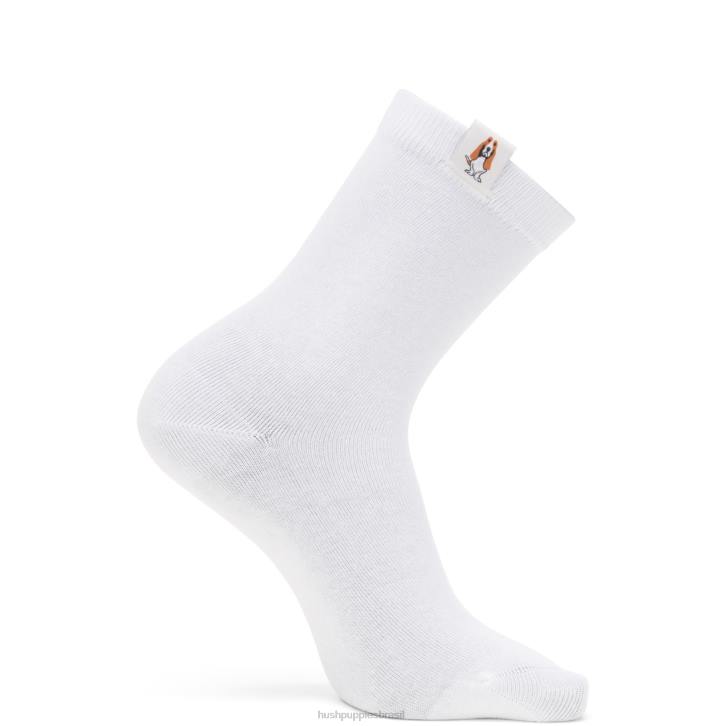 branco meia core unissex mulheres Hush Puppies meias ZZ6R265 - Image 2