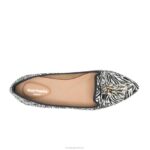 cabelo de bezerro zebra sapatilha sadie com borlas mulheres Hush Puppies escorregar em ZZ6R96 - Image 7