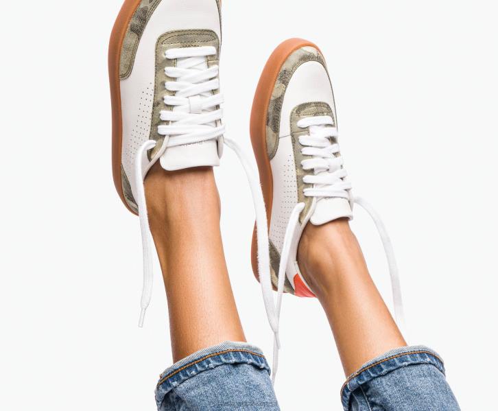 camuflagem multi camurça tênis Charlie Court mulheres Hush Puppies tênis ZZ6R113 - Image 3
