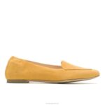 camurça amarela de verão ponta avelã plana mulheres Hush Puppies sapatos rasos ZZ6R57 - Image 2