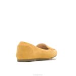 camurça amarela de verão ponta avelã plana mulheres Hush Puppies sapatos rasos ZZ6R57 - Image 5