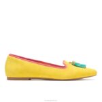 camurça amarelo sol sapatilha sadie com borlas mulheres Hush Puppies escorregar em ZZ6R99 - Image 2