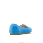 camurça azul céu profundo ponta avelã plana mulheres Hush Puppies sapatos rasos ZZ6R52 - Image 5