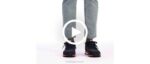 camurça azul marinho/branco tênis seventy8 homens Hush Puppies tênis ZZ6R330 - Image 3
