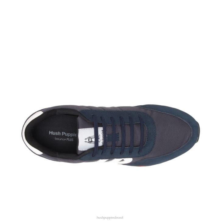 camurça azul marinho/branco tênis seventy8 homens Hush Puppies tênis ZZ6R330 - Image 7