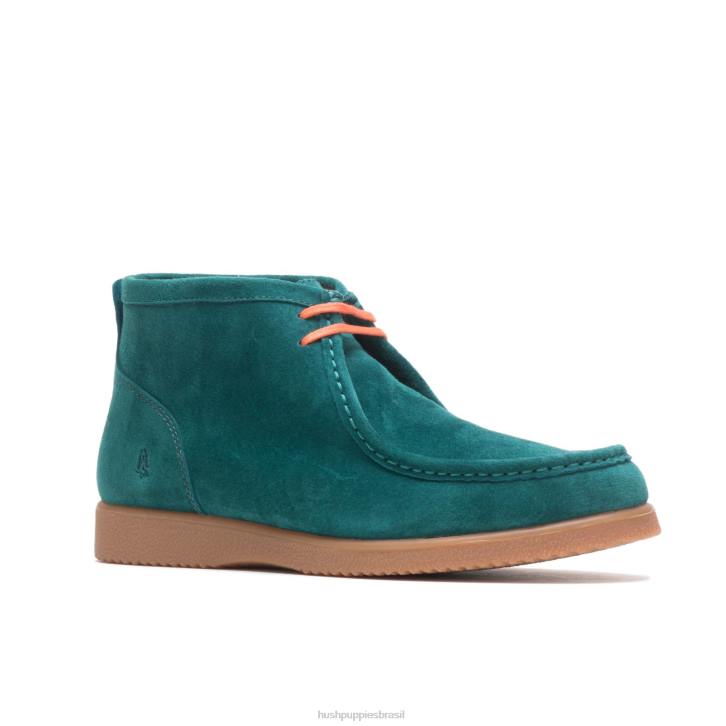 camurça azul-petróleo ponte unissex 4 mulheres Hush Puppies bota ZZ6R195 - Image 4