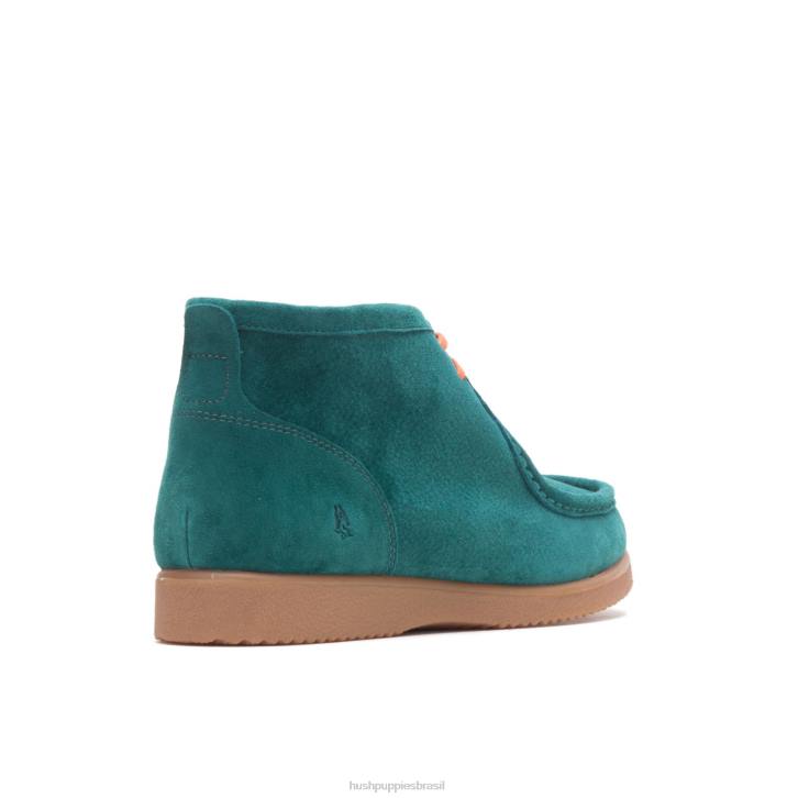 camurça azul-petróleo ponte unissex 4 mulheres Hush Puppies bota ZZ6R195 - Image 5