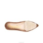 camurça bege ponta avelã plana mulheres Hush Puppies sapatos rasos ZZ6R66 - Image 6