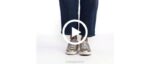 camurça bege tênis ryann mulheres Hush Puppies tênis ZZ6R139 - Image 3