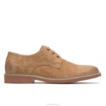 camurça castanha dedo do pé liso detroit oxford homens Hush Puppies Oxford ZZ6R285 - Image 2