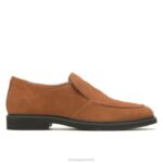 camurça castanha escura conde vadio homens Hush Puppies mocassim ZZ6R308