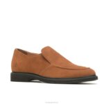 camurça castanha escura conde vadio homens Hush Puppies mocassim ZZ6R308 - Image 4