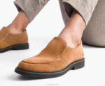 camurça castanha escura conde vadio homens Hush Puppies mocassim ZZ6R308 - Image 8