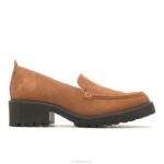 camurça castanha escura lucy preguiçosa mulheres Hush Puppies mocassim ZZ6R42 - Image 2