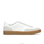 camurça cinza branca tênis Charlie Court homens Hush Puppies tênis ZZ6R329 - Image 2