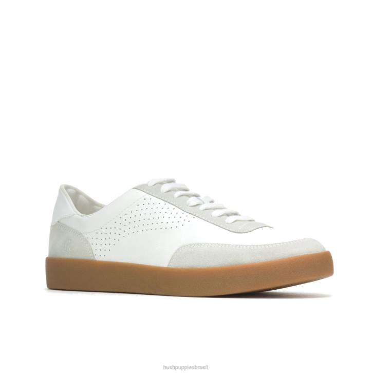 camurça cinza branca tênis Charlie Court homens Hush Puppies tênis ZZ6R329 - Image 3