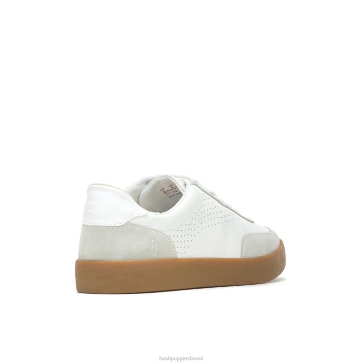 camurça cinza branca tênis Charlie Court homens Hush Puppies tênis ZZ6R329 - Image 4