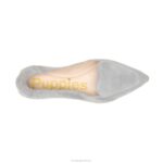 camurça cinza geada ponta avelã plana mulheres Hush Puppies sapatos rasos ZZ6R50 - Image 7