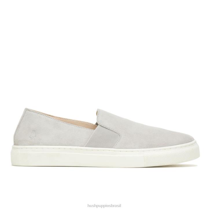 camurça cinza legal noelle escorregar mulheres Hush Puppies escorregar em ZZ6R90 - Image 1