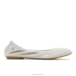 camurça cinza suave balé casto plano 2 mulheres Hush Puppies balé plano ZZ6R83