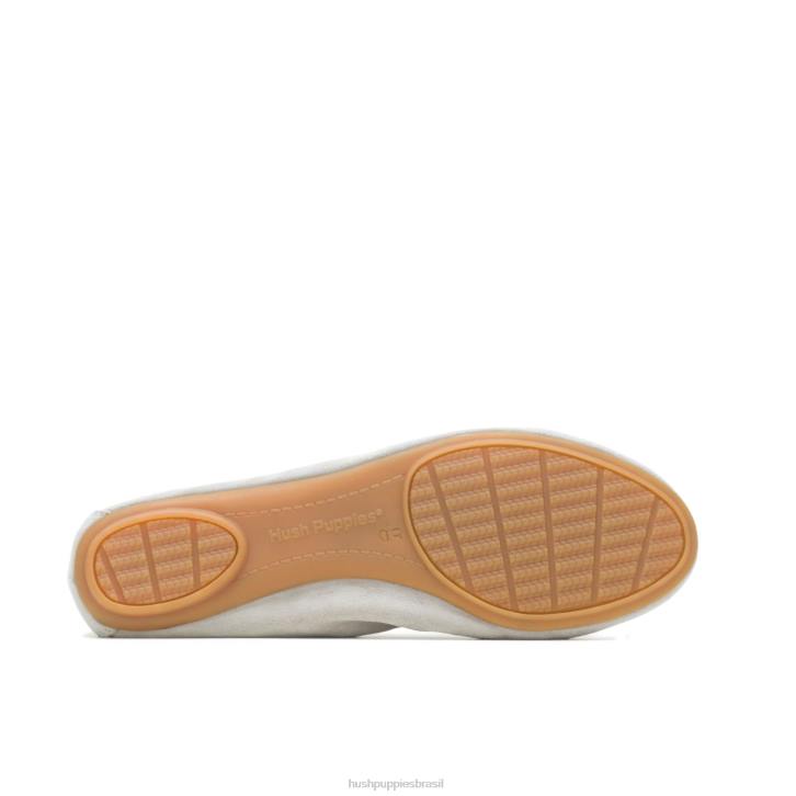 camurça cinza suave balé casto plano 2 mulheres Hush Puppies balé plano ZZ6R83 - Image 5