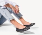 camurça cinza suave balé casto plano 2 mulheres Hush Puppies balé plano ZZ6R83 - Image 8