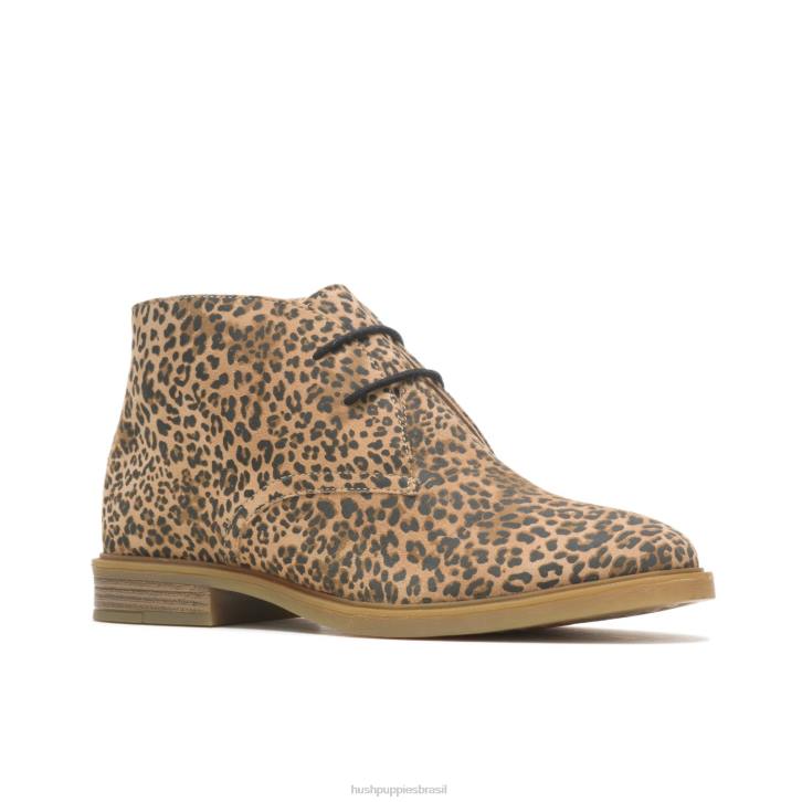 camurça com estampa de leopardo bailey chukka 2 mulheres Hush Puppies bota ZZ6R197 - Image 4