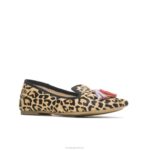 camurça com estampa de leopardo sadie borla 2 plana mulheres Hush Puppies sapatos rasos ZZ6R47 - Image 4