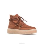 camurça conhaque bota de renda chukka bridget mulheres Hush Puppies bota ZZ6R176 - Image 4