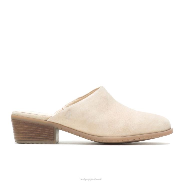 camurça de areia macia mula siena mulheres Hush Puppies salto ZZ6R93 - Image 2