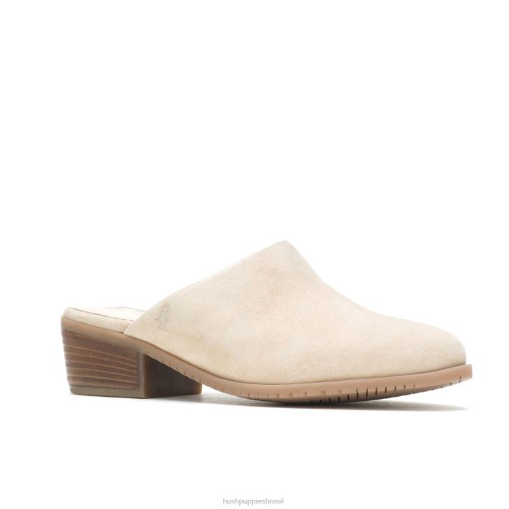camurça de areia macia mula siena mulheres Hush Puppies salto ZZ6R93 - Image 3