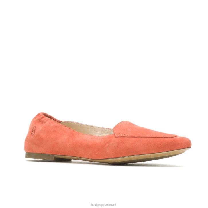 camurça de gengibre ponta avelã plana mulheres Hush Puppies sapatos rasos ZZ6R62 - Image 4