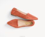 camurça de gengibre ponta avelã plana mulheres Hush Puppies sapatos rasos ZZ6R62 - Image 8
