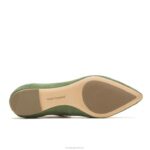 camurça de sálvia macia ponta avelã plana mulheres Hush Puppies sapatos rasos ZZ6R58 - Image 6