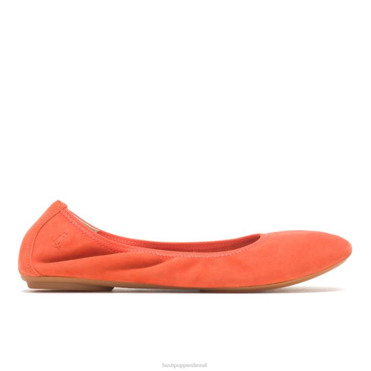 camurça laranja tigre balé casto plano 2 mulheres Hush Puppies balé plano ZZ6R81 - Image 2