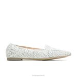 camurça leopardo da neve ponta avelã plana mulheres Hush Puppies sapatos rasos ZZ6R69