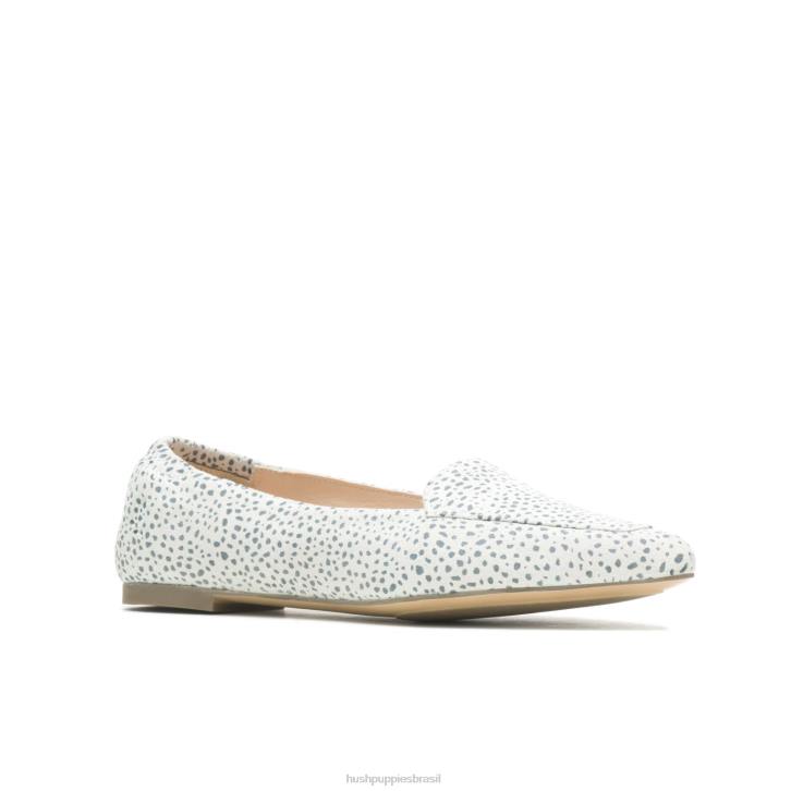 camurça leopardo da neve ponta avelã plana mulheres Hush Puppies sapatos rasos ZZ6R69 - Image 4