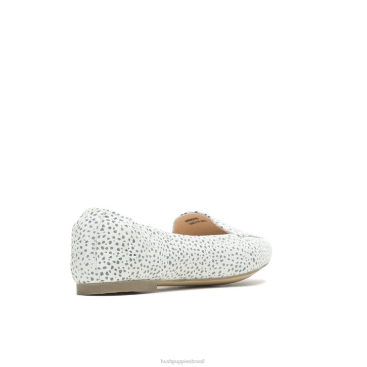 camurça leopardo da neve ponta avelã plana mulheres Hush Puppies sapatos rasos ZZ6R69 - Image 5