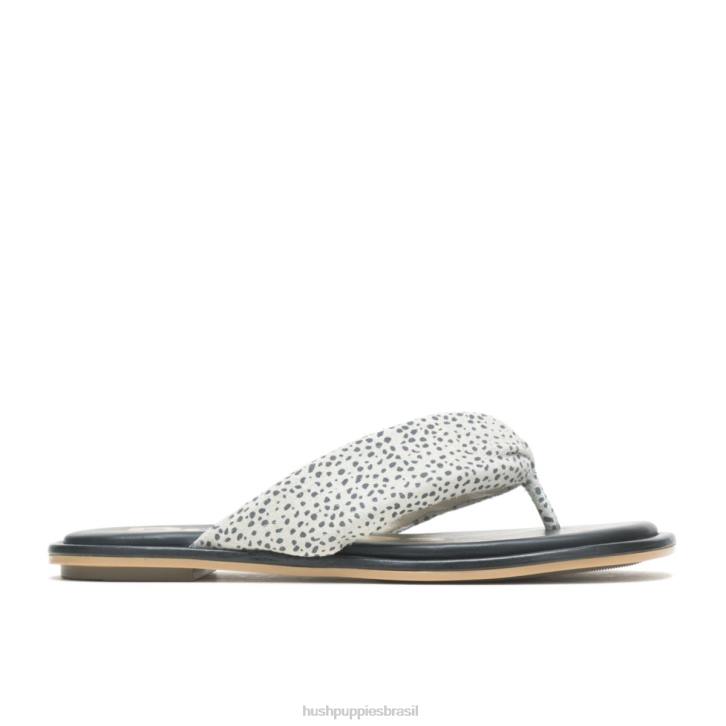 camurça leopardo da neve sandália toepost emily mulheres Hush Puppies sandália ZZ6R17 - Image 1