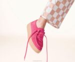 camurça limonada rosa ponte mulheres Hush Puppies tênis ZZ6R137 - Image 3