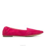 camurça magenta escura ponta avelã plana mulheres Hush Puppies sapatos rasos ZZ6R65 - Image 2
