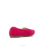 camurça magenta escura ponta avelã plana mulheres Hush Puppies sapatos rasos ZZ6R65 - Image 5
