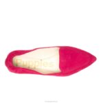 camurça magenta escura ponta avelã plana mulheres Hush Puppies sapatos rasos ZZ6R65 - Image 7