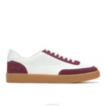 camurça marrom branca tênis Charlie Court homens Hush Puppies tênis ZZ6R326 - Image 2